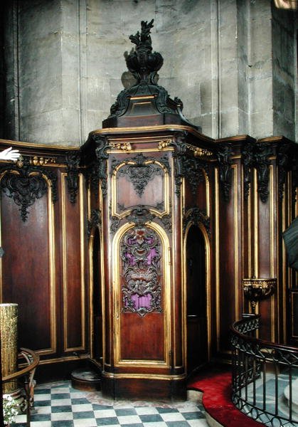 Louis XV Style skriftestol av French School