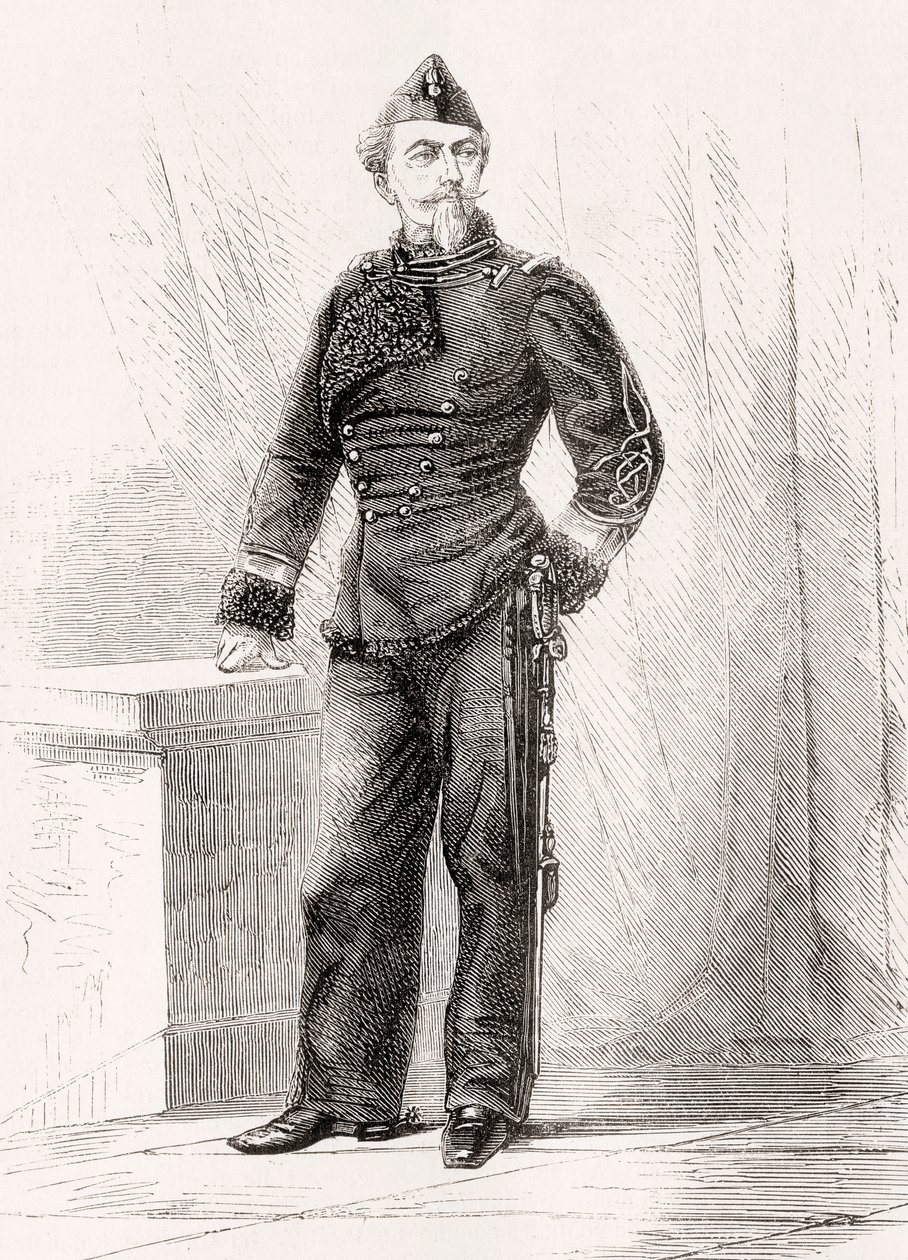 Nicolae Golescu, fra LUnivers Illustré, publisert 1866 av French School