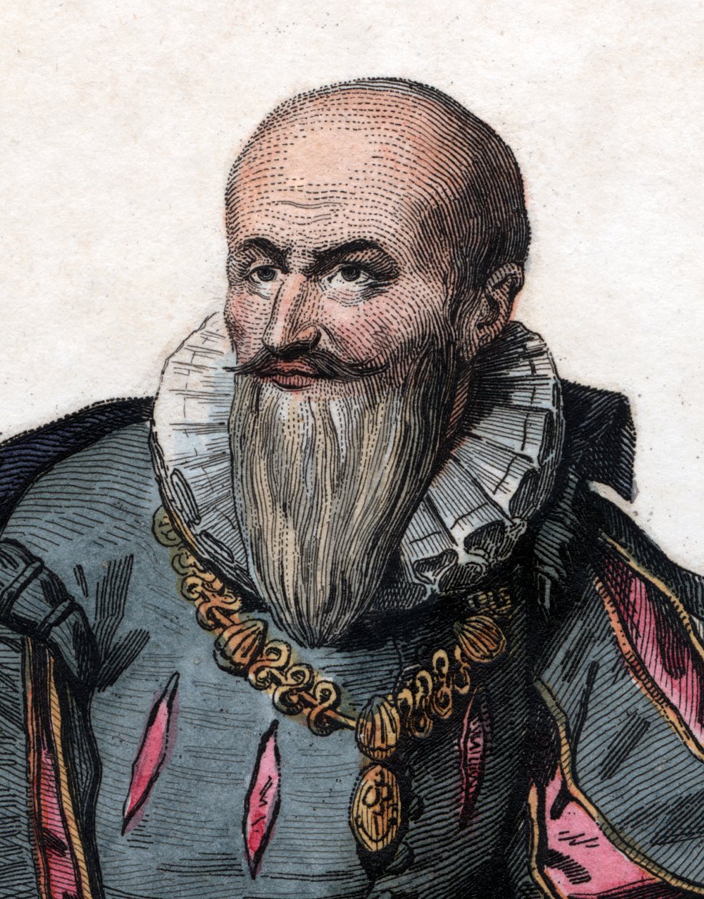 Portrett av Maximilien de Bethune, hertug av Sully (1559-1641), fransk soldat og minister. av French School
