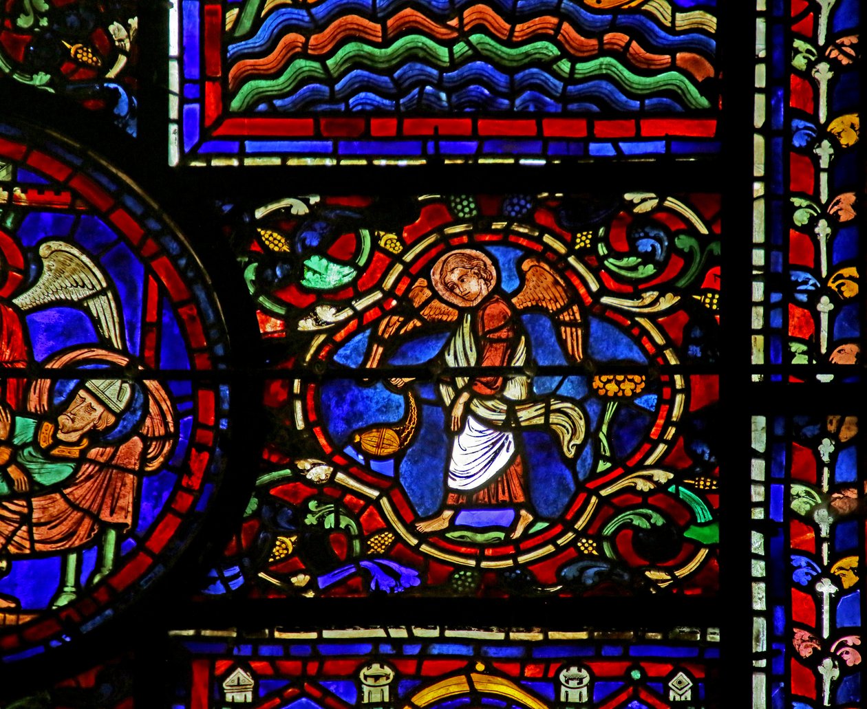 Scene fra St. Martins liv, katedralen i Chartres av French School