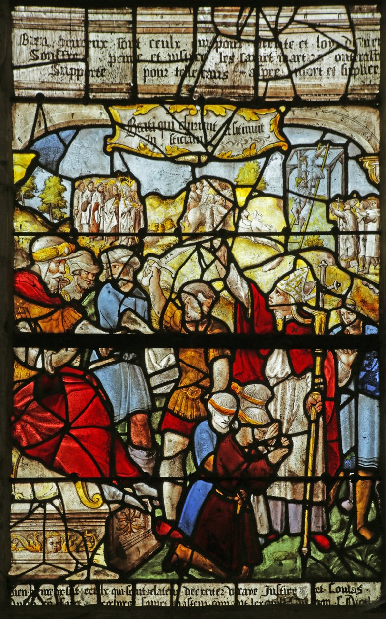 Saligprisningene, Église Sainte-Tanche de Lhuître, Salige er de sultne av French School