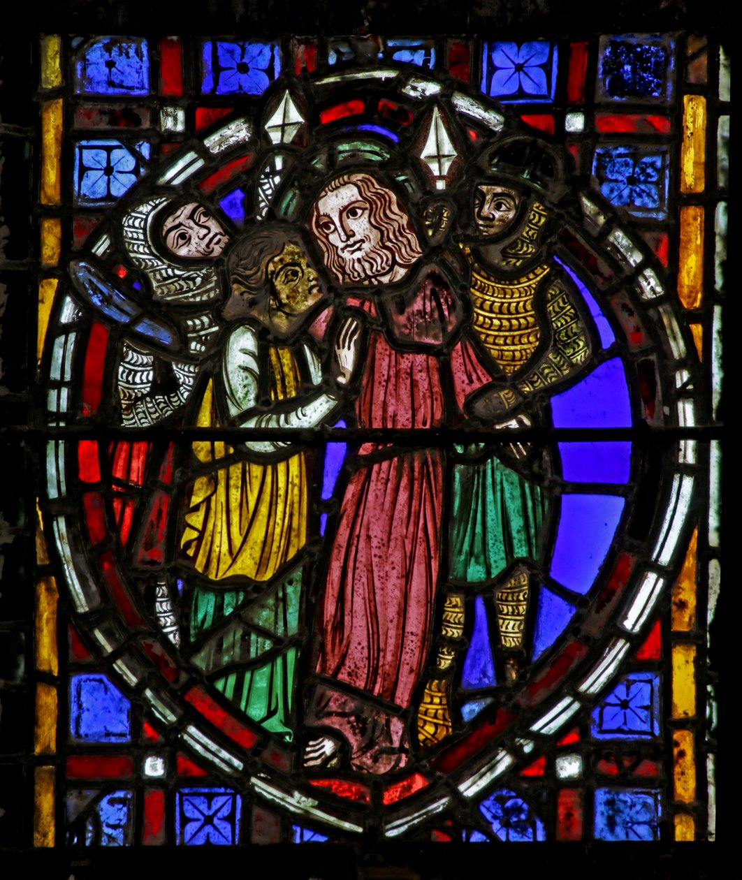 Vindu som viser Judas svik av French School