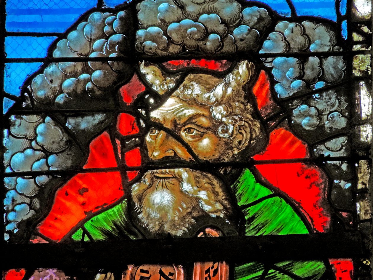 Vindu som viser Moses ved forvandlingen av French School