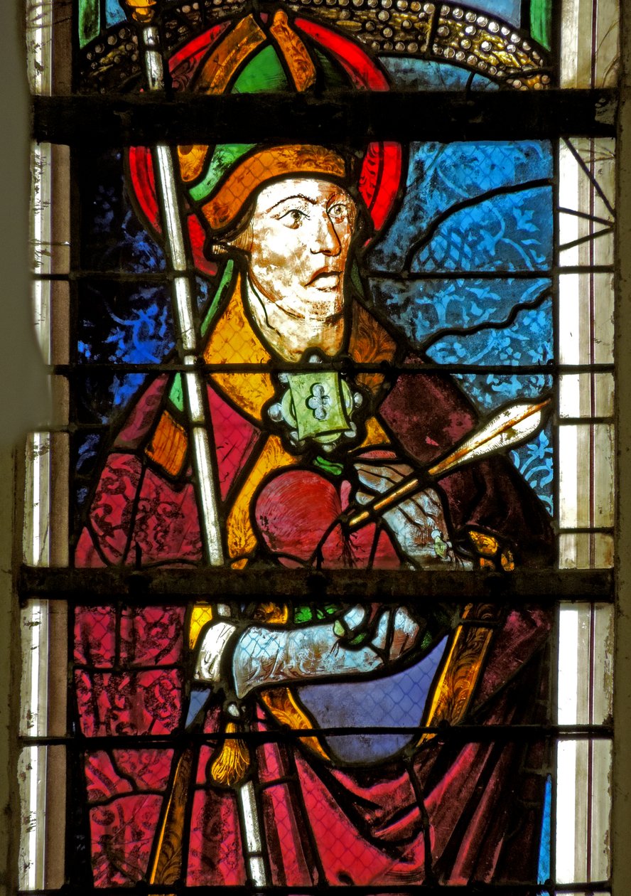 Vindu som viser Saint Augustine av French School