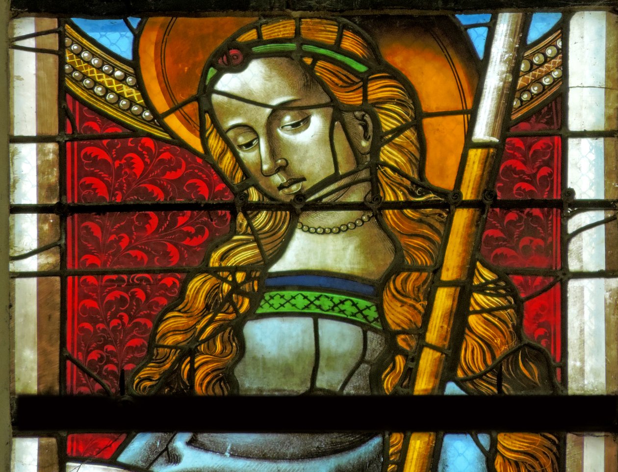 Vindu som viser Saint Geneviève av French School