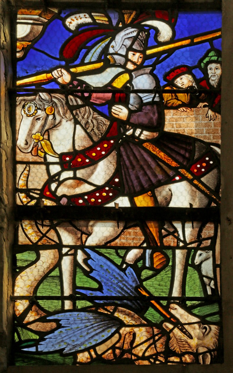 Vindu som viser Saint George av French School