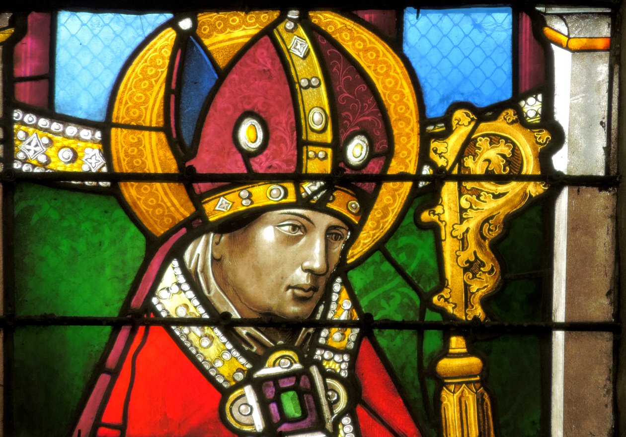 Vindu som viser Saint Nicholas av French School
