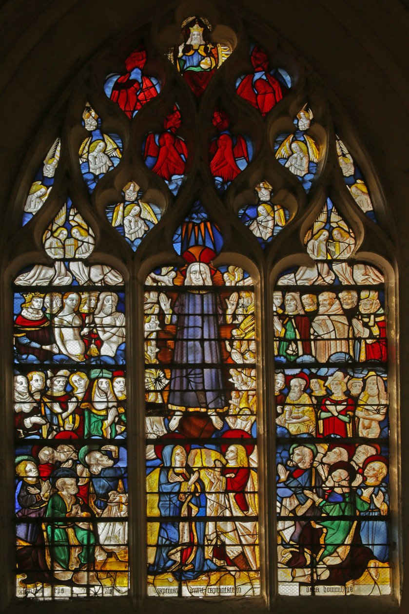 Vindu som viser Kristi annet komme, 1470 av French School