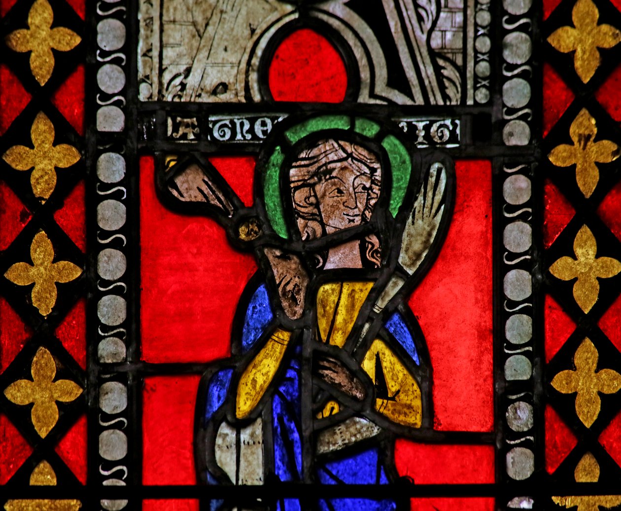 Vindu fra døperen Johanneskirken, ca. 1275 av French School