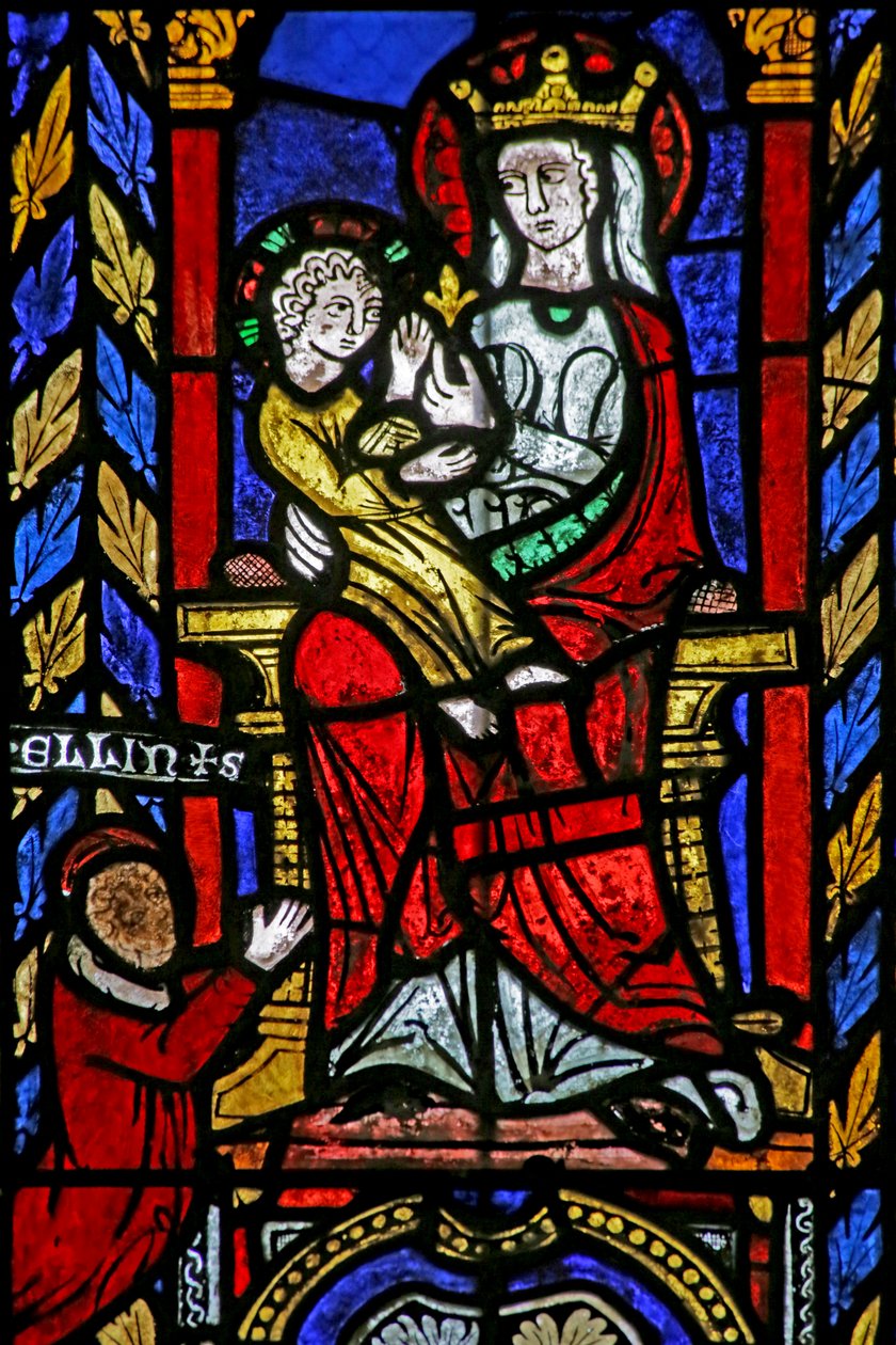 Vindu fra døperen Johanneskirken, ca. 1275 av French School