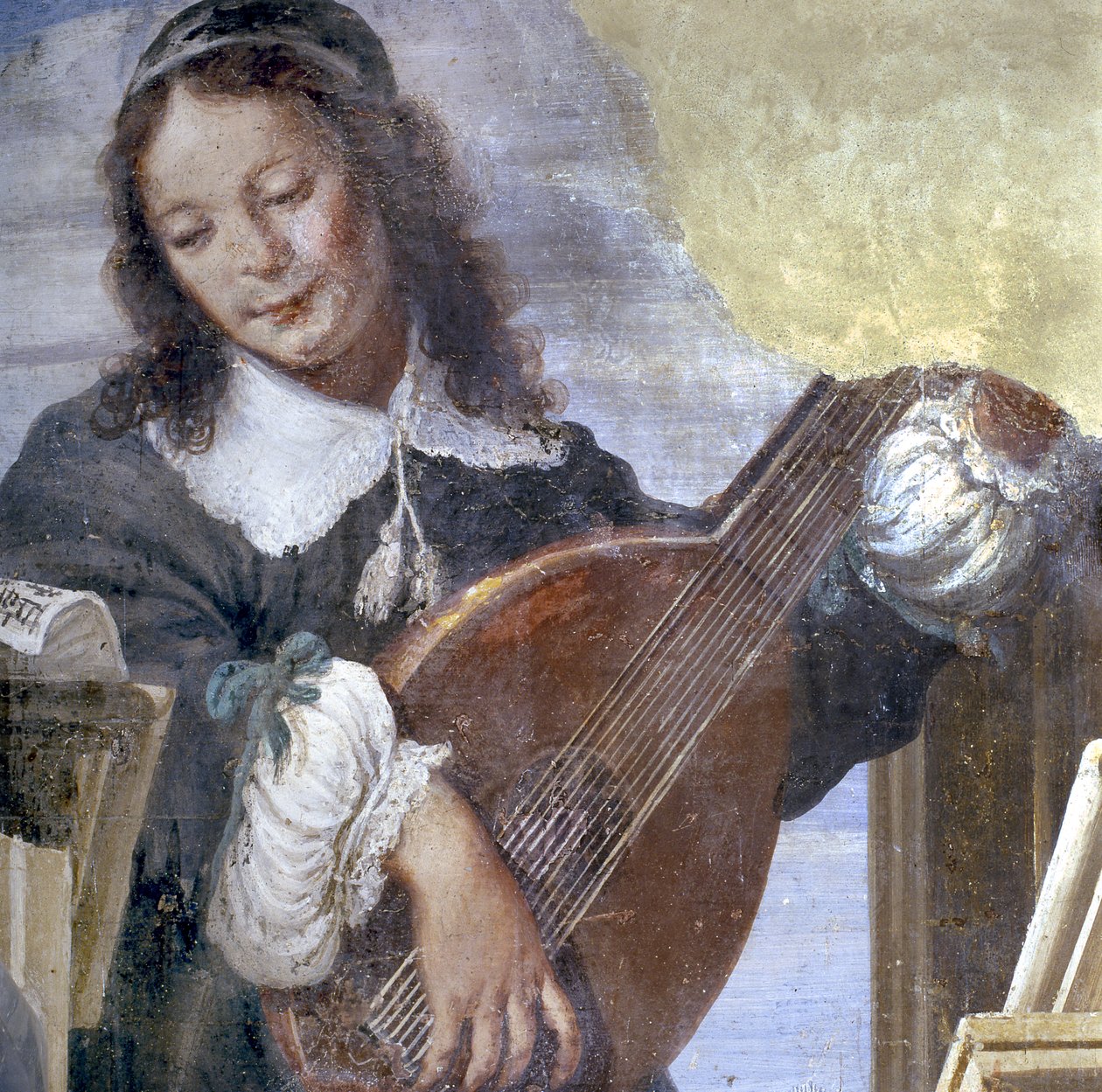 Musiker, detalj av Italian School