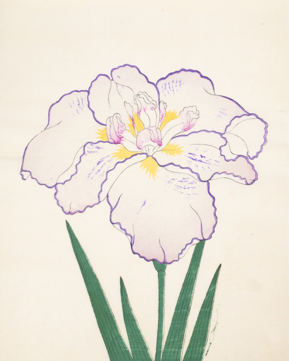Tanporo, nr. 51, 1890 (farget treblokktrykk) av Japanese School