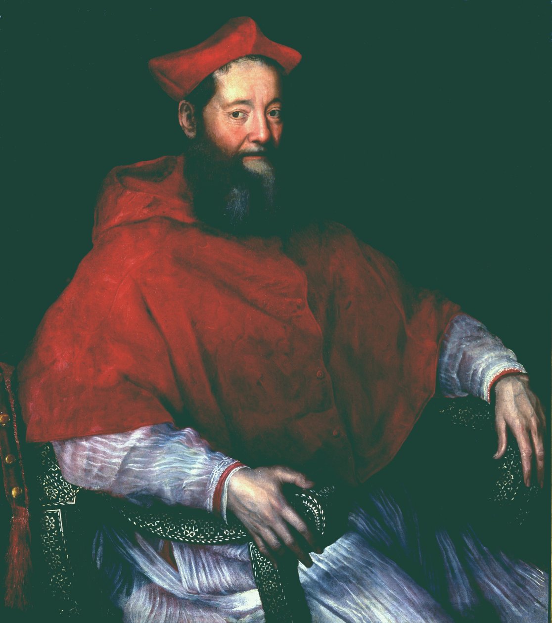 Portrett av kardinal Girolamo Varali av Unknown