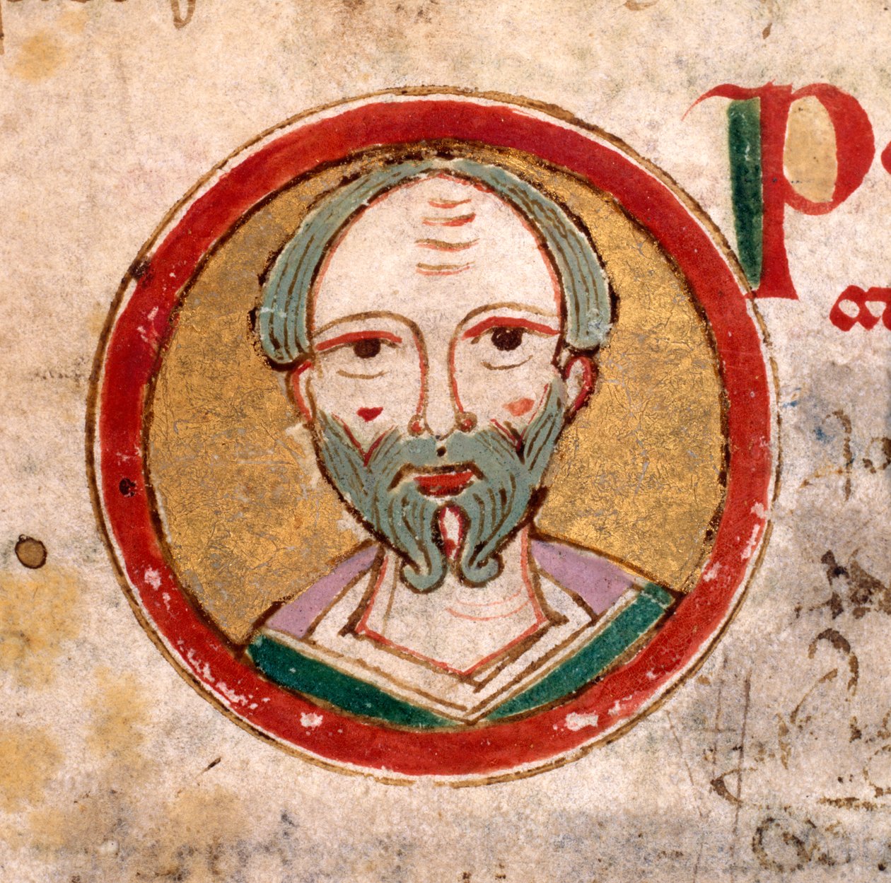 St. Nicholas av Bari: f.55r av Den Hellige Ånds nekrolog av Unknown