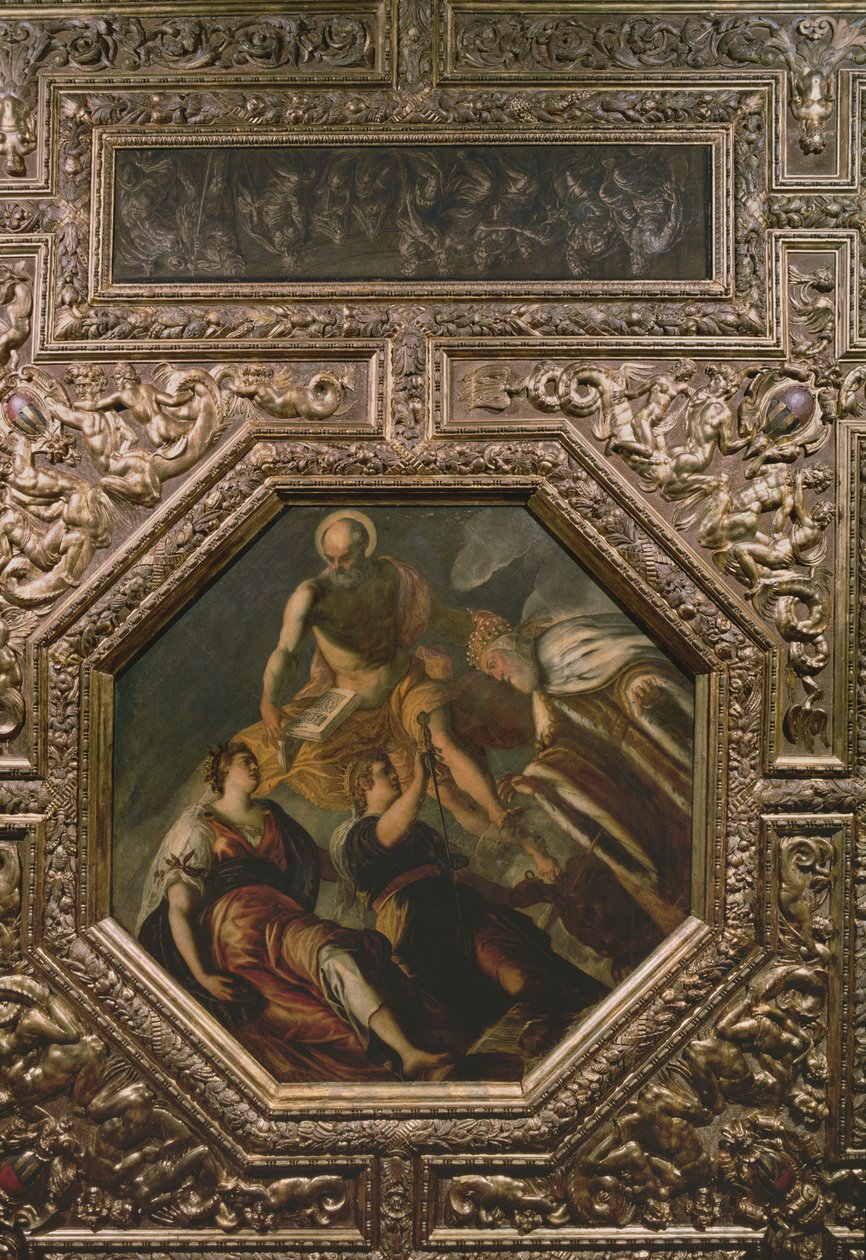 Doge G. Priuli mottar rettferdighet, 1567 av Tintoretto