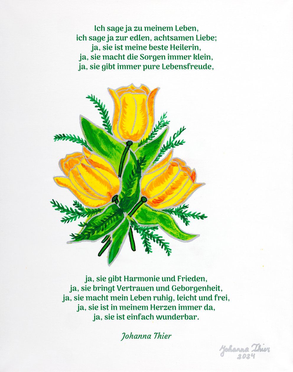 Jeg sier ja - versjon 1 av Johanna Thier