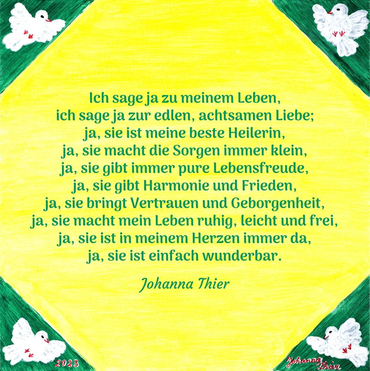 Jeg sier ja - versjon 2 av Johanna Thier