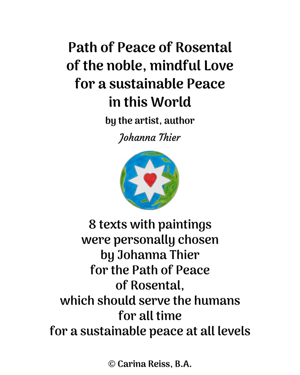 Path of Peace of Rosental av Johanna Thier