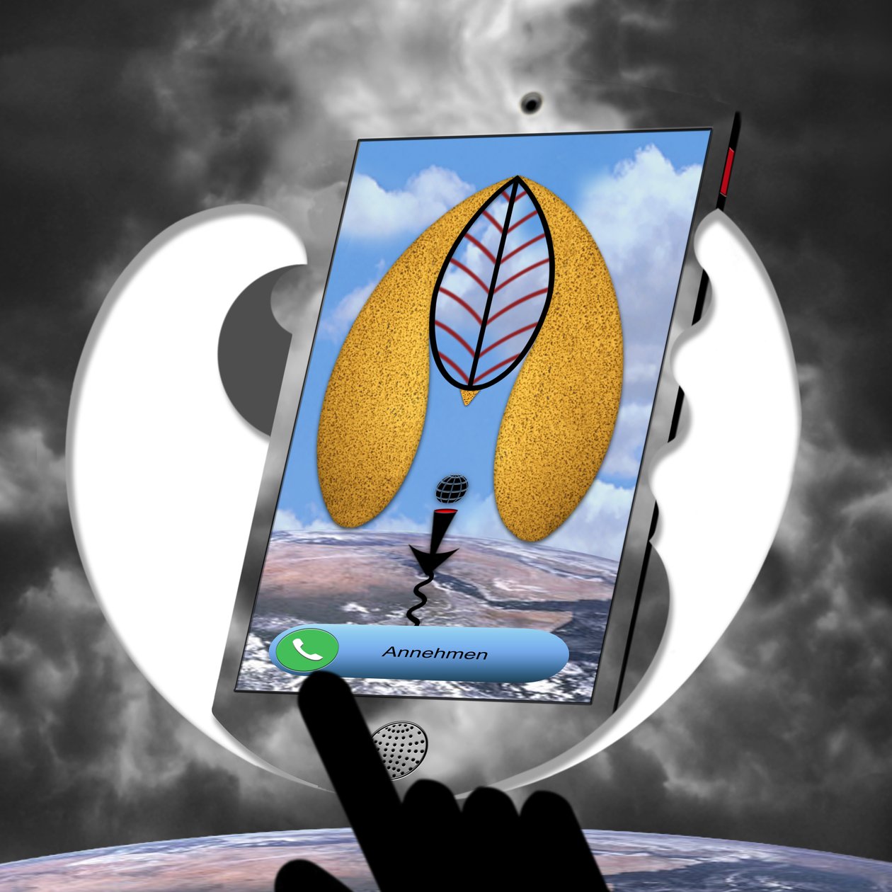 Samtalen (I) - (fra serien: Skyphone) av Alexander Eibach