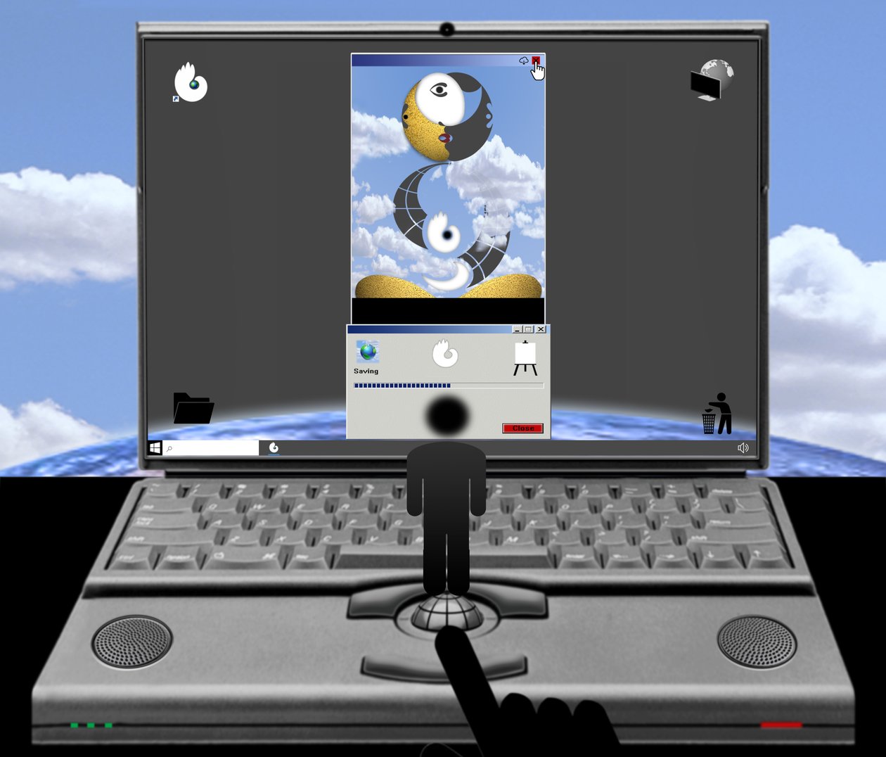 Gratis nedlasting (II) (fra serien: Windows) av Alexander Eibach