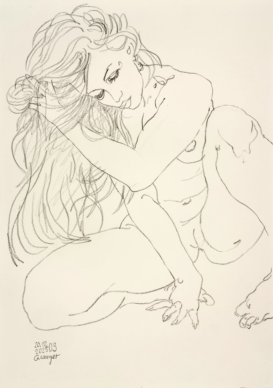 Vakker jente av Gunter Langer