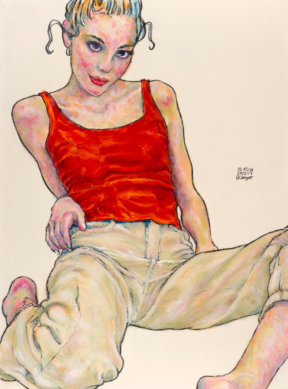 Ensom glød av Gunter Langer