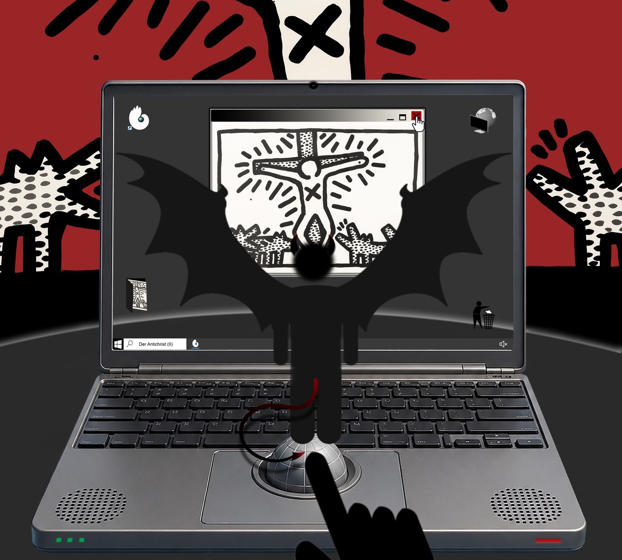 Antikrist (II) (fra serien WINDOWS) av Alexander Eibach