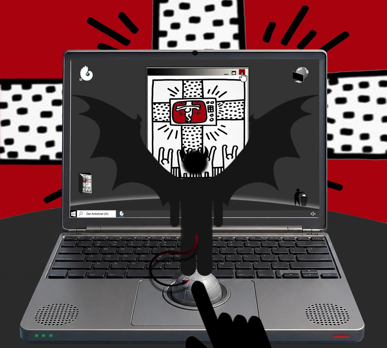 Antikrist (III) (fra serien WINDOWS) av Alexander Eibach