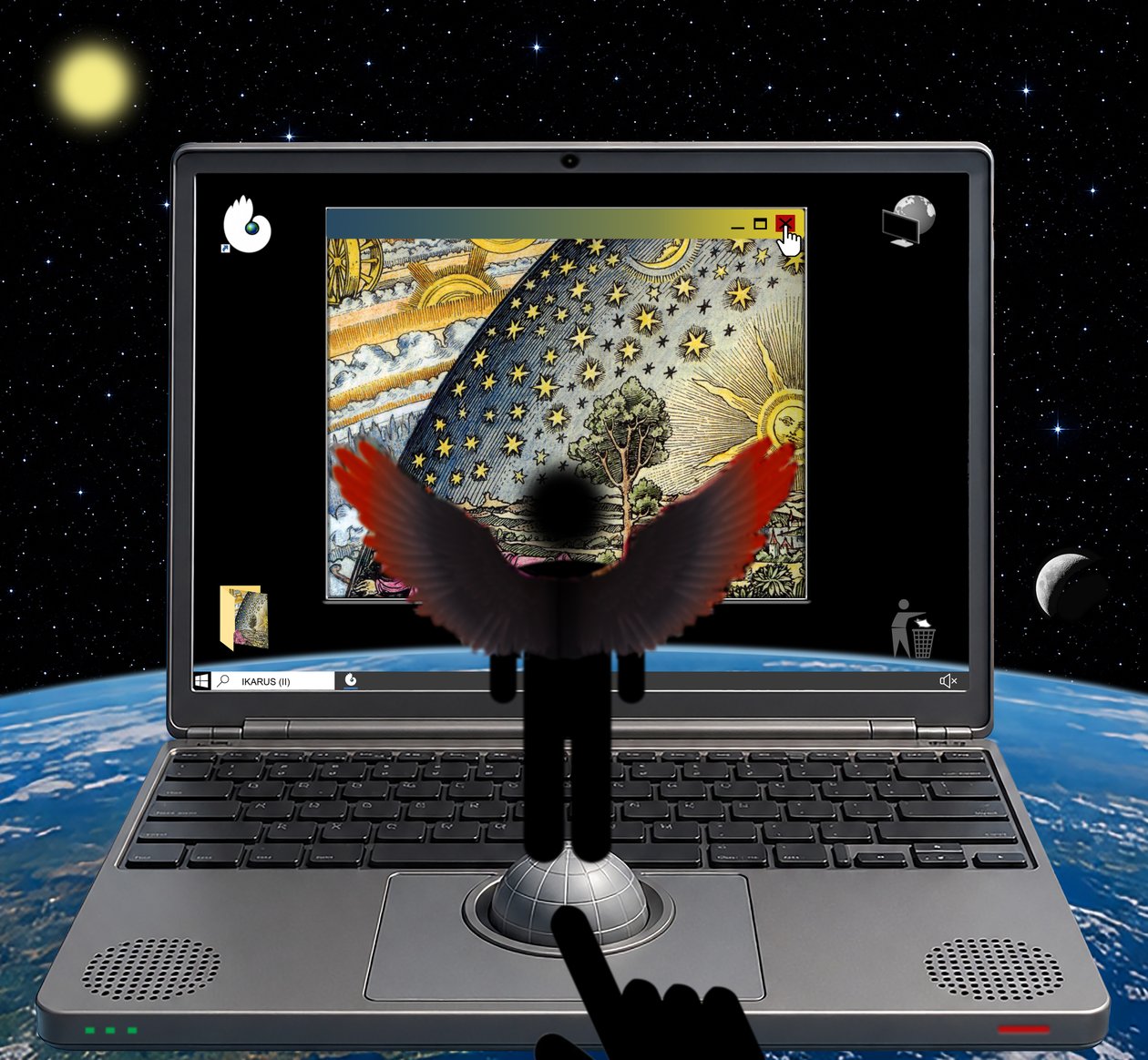 IKAROS (II) (fra serien WINDOWS) av Alexander Eibach