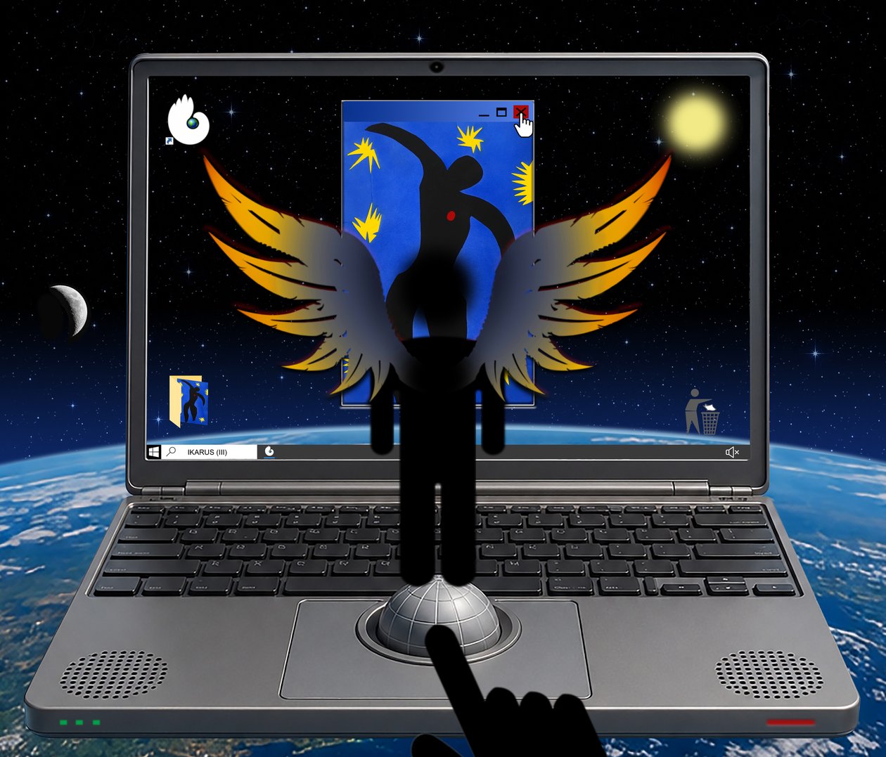 IKAROS (III) (fra serien WINDOWS) av Alexander Eibach