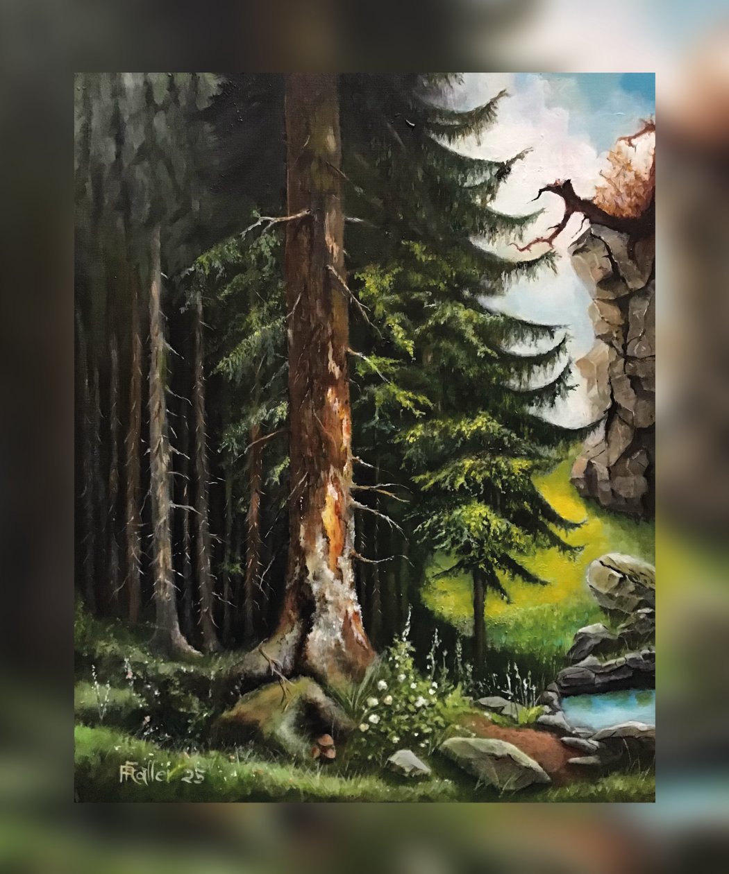 Lysning i den dype skogen av Faller Rüdiger - Tician