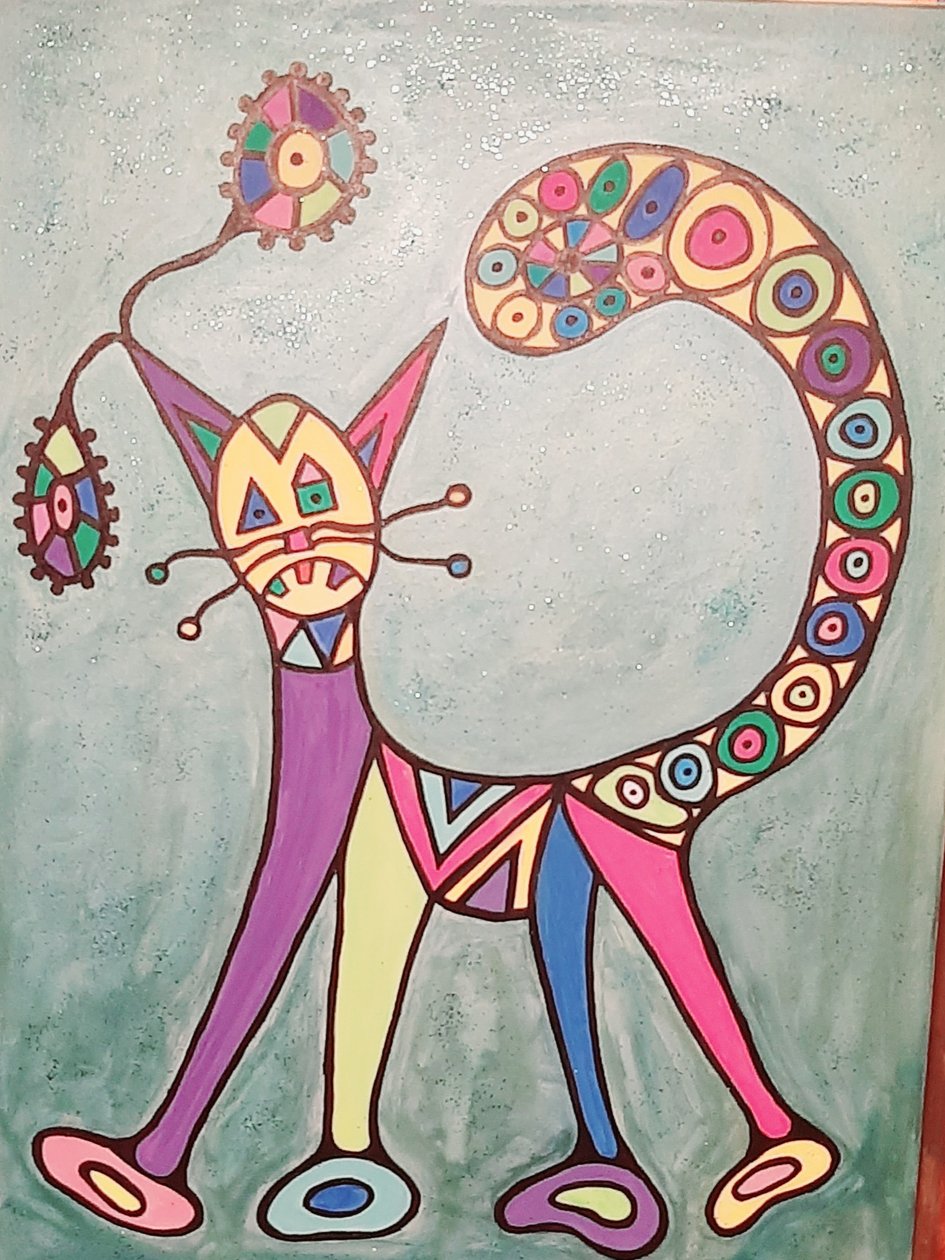Frustrert katt av Steffi_Seiler_Art