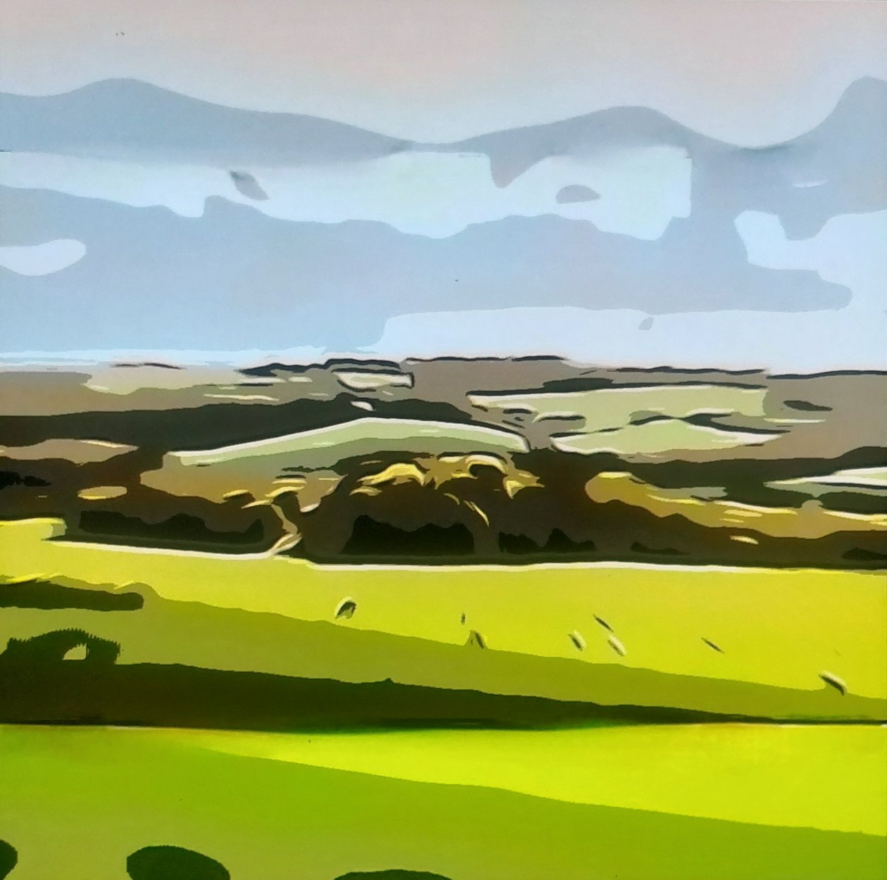 Digitale Landschaft 04 av M. Vet