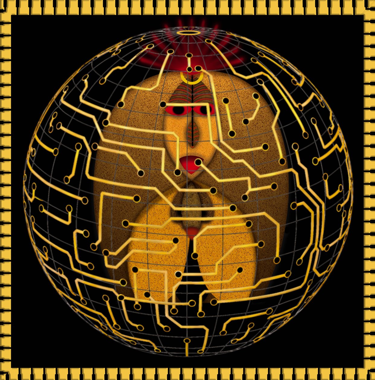 Der Goldene Käfig (III) av Alexander Eibach