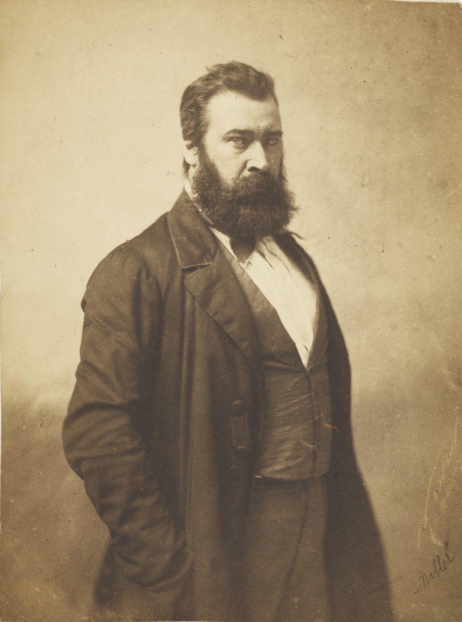 Jean-François Millet, 1856-58 (saltede papirutskrifter fra glassnegativer) av Nadar