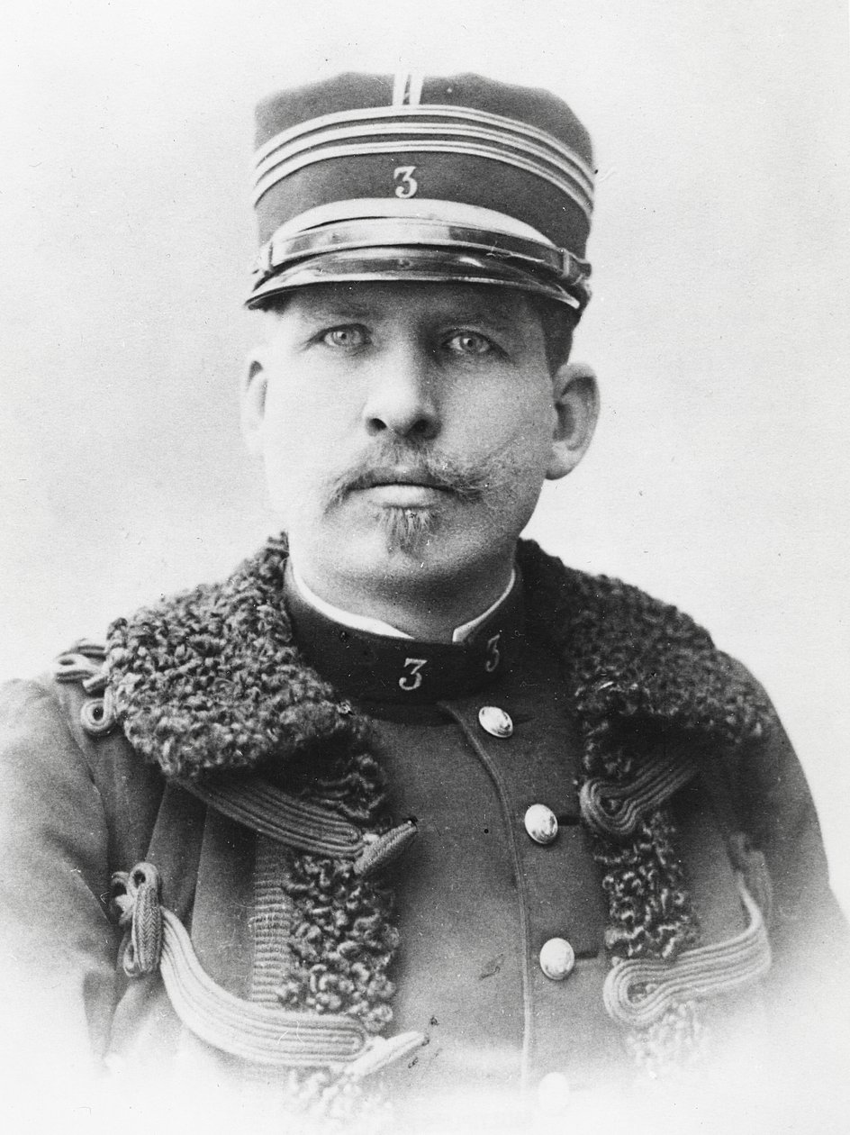 Portrett av Freystaetter, en av dommerne i Dreyfus-saken av A. Gerschel