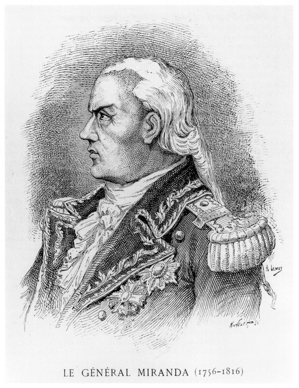 Francisco de Miranda (1750-1816) fra 