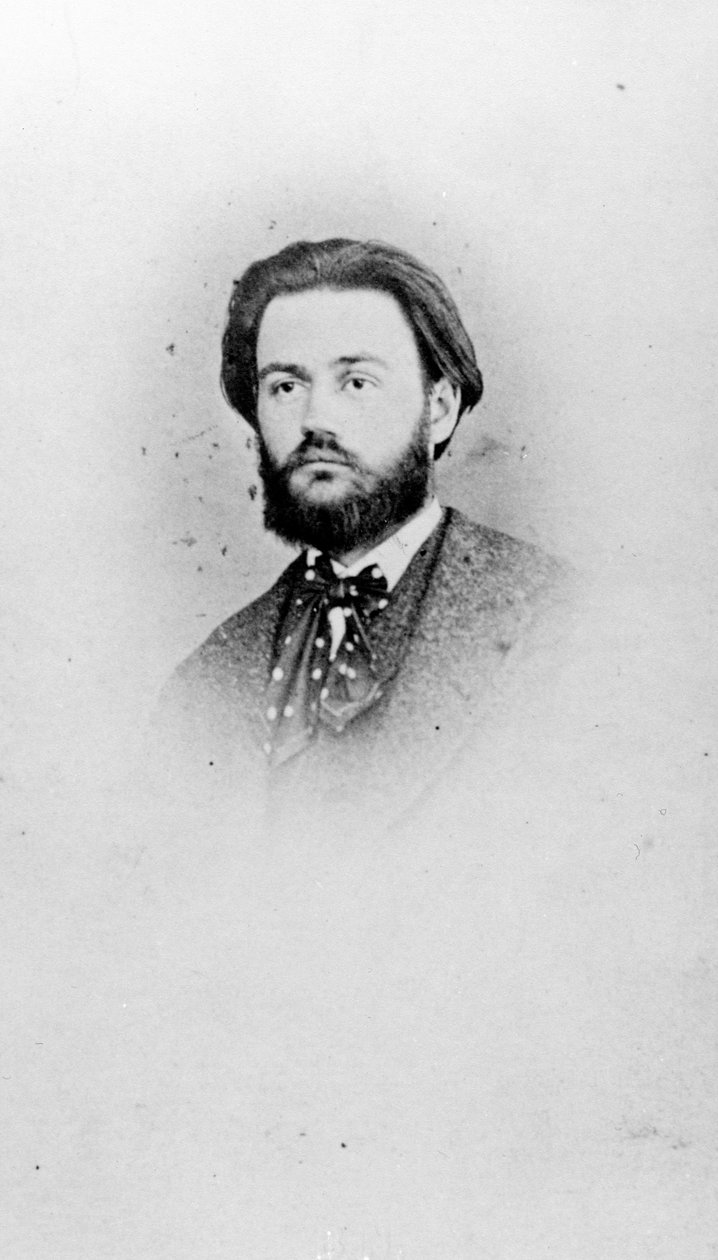 Emile Zola (1840-1902) 25 år, ca. 1865 av A. Pinsard