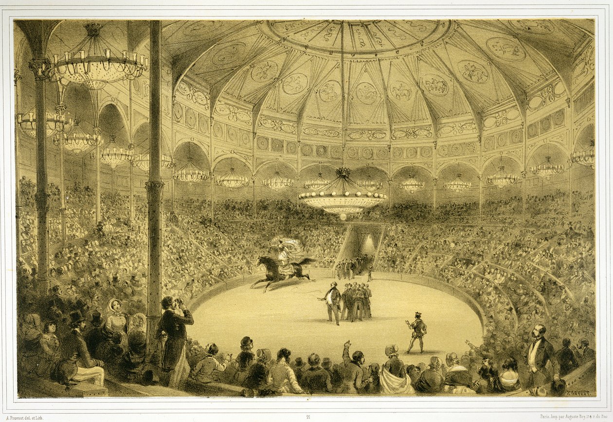 The National Circus, utgitt av Auguste Bry av A Provost