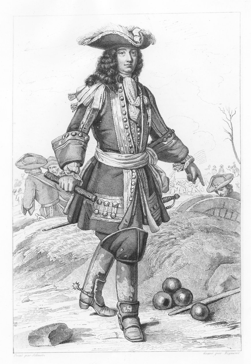 Henry I, hertug av Harcourt av A.J.A. Migneret