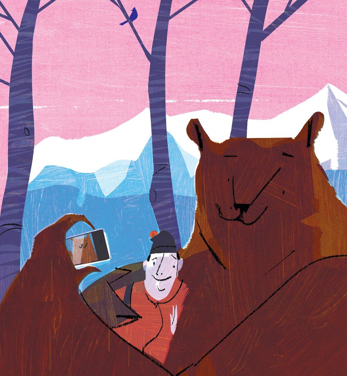 Bear Selfie, 2015 av A.Richard Allen
