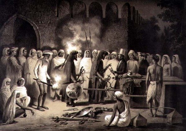 Kjøp av våpen i Delhi, plate 34 fra 
