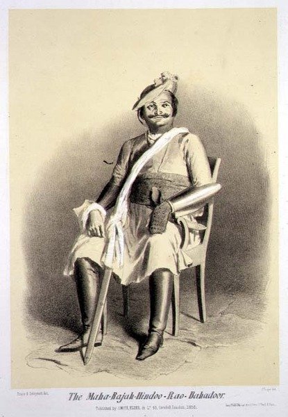 Maha-Rajah-Hindoo-Rao-Babadoor, fra 