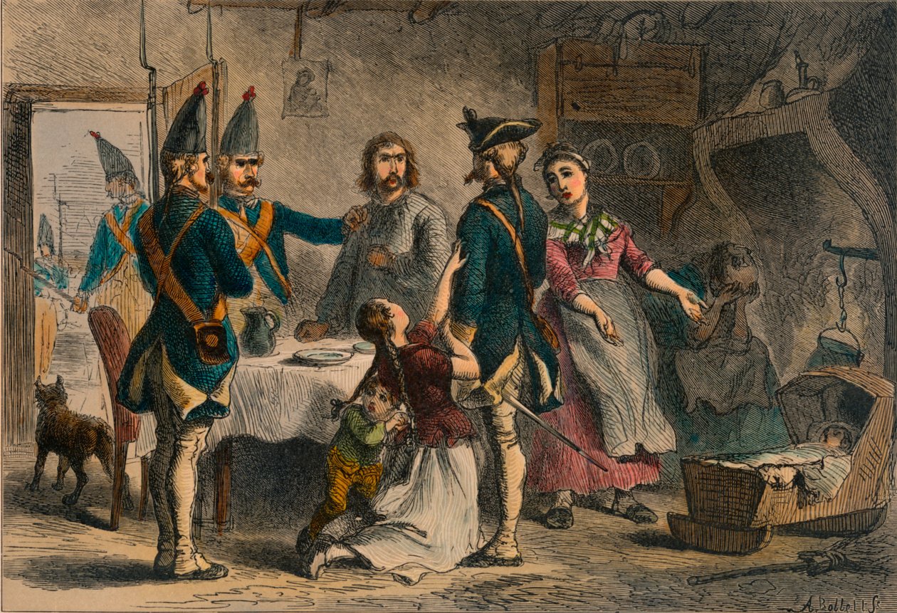 Verneplikt av tyske soldater til tjeneste i Amerika, 1800-tallet av A Bobbell