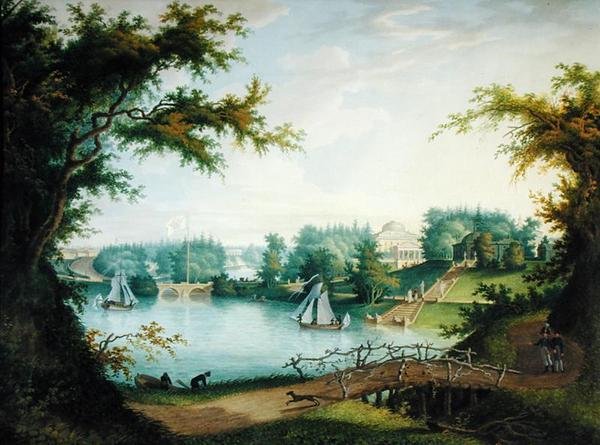 Den store steinbroen og Marienthal-trinnene, 1803 av A. Bugreyev