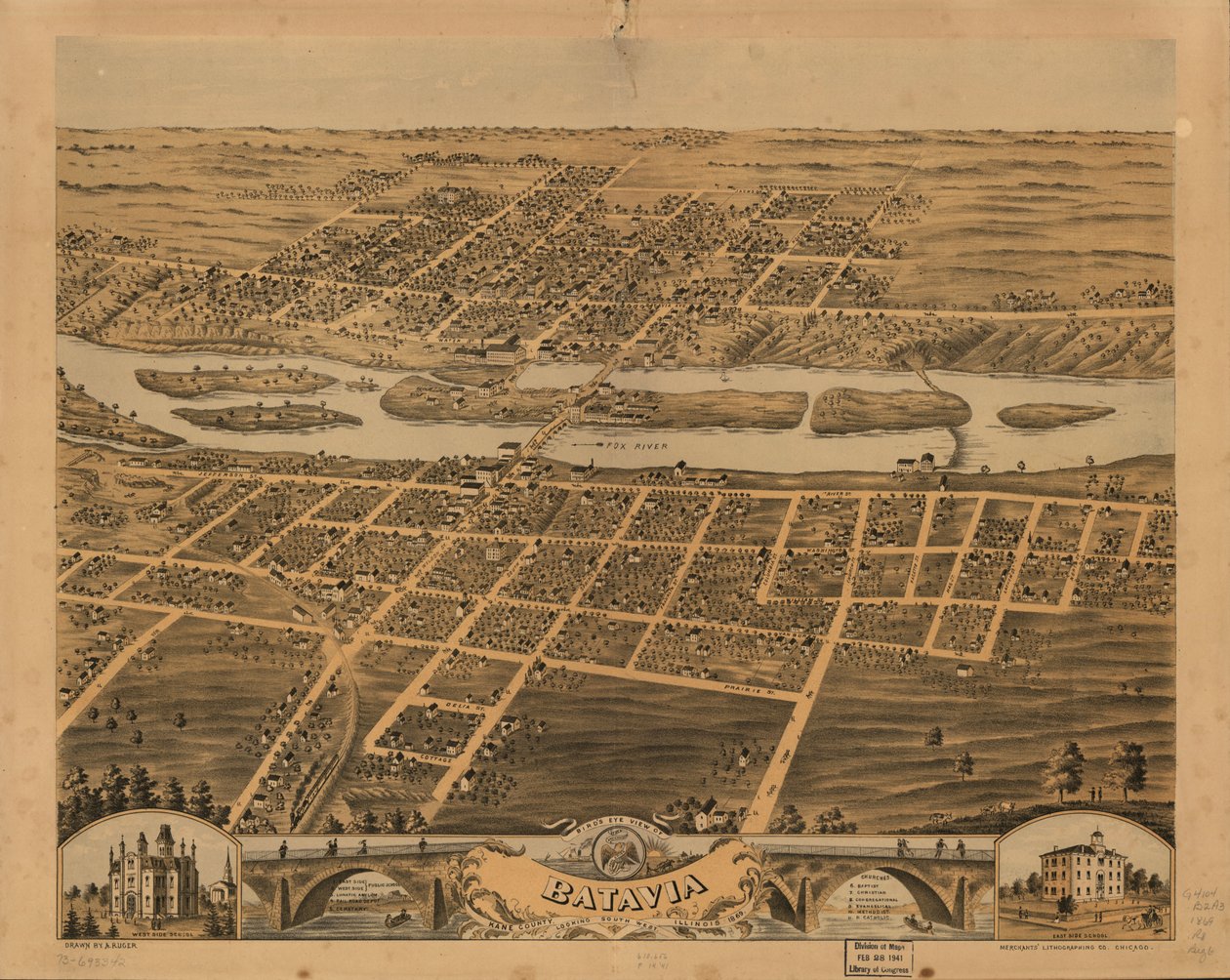  av A.; Chicago Lithographing Co. Ruger