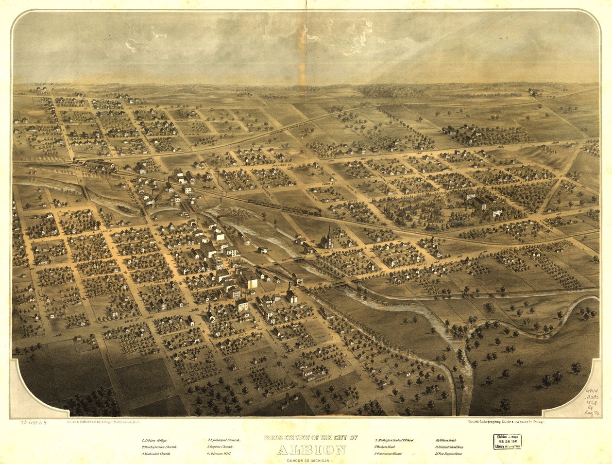  av A.; Chicago Lithographing Co. Ruger