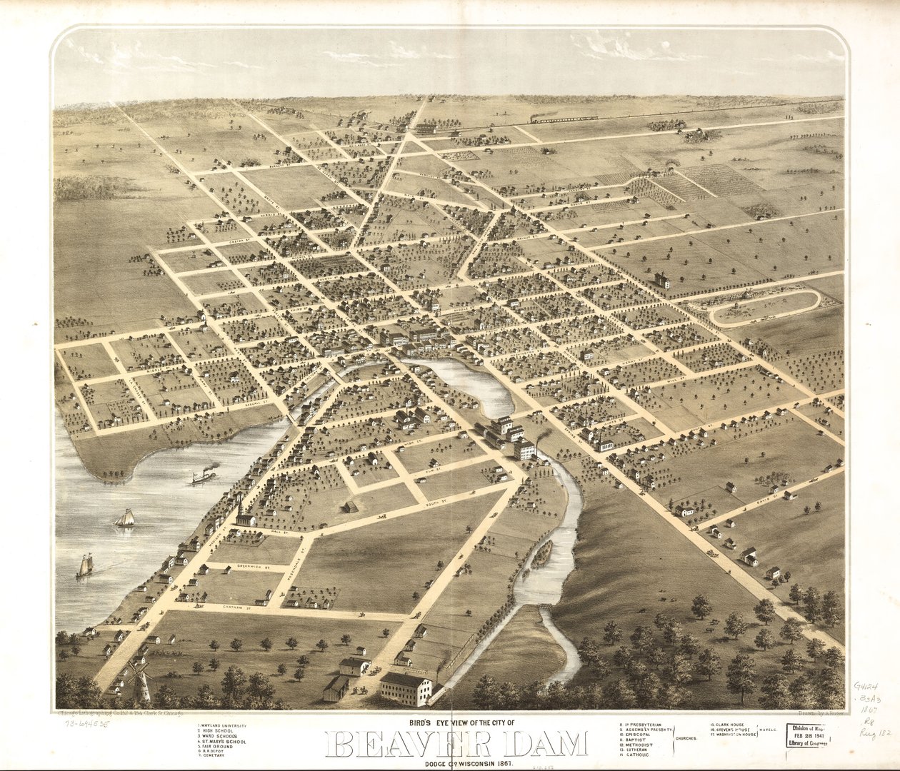  av A.; Chicago Lithographing Co. Ruger