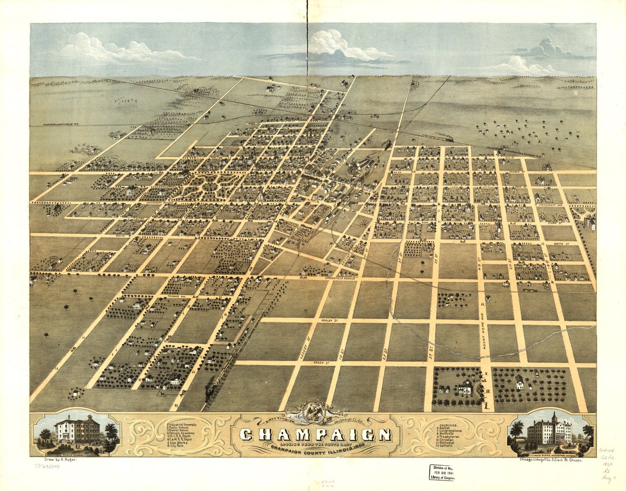  av A.; Chicago Lithographing Co. Ruger