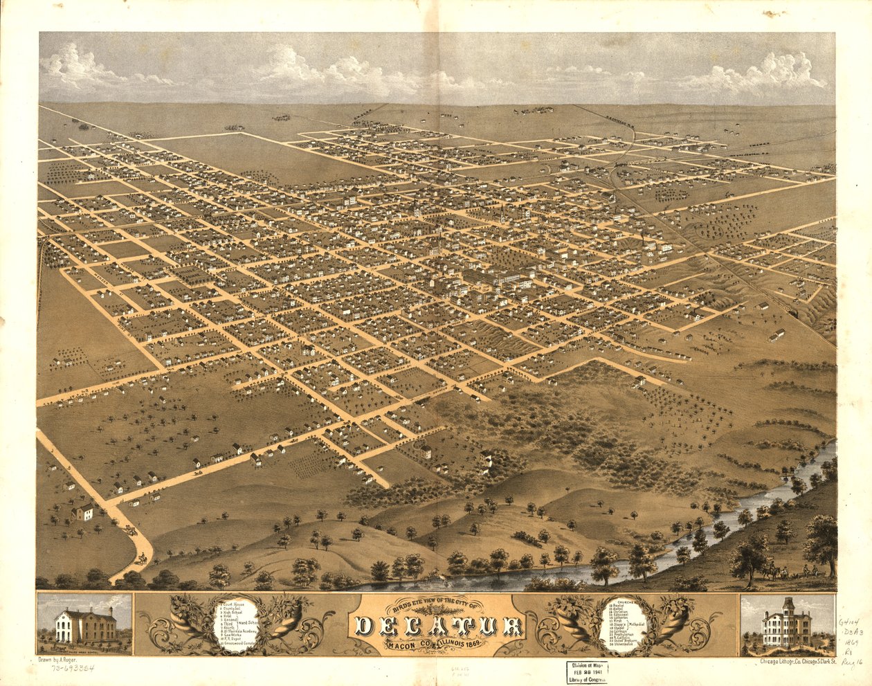  av A.; Chicago Lithographing Co. Ruger
